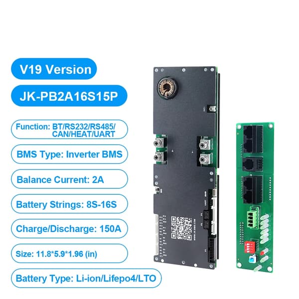 Energilagring BMS, Aktiv Balancering, Bluetooth-forbindelse,PB2A16S15P-V19