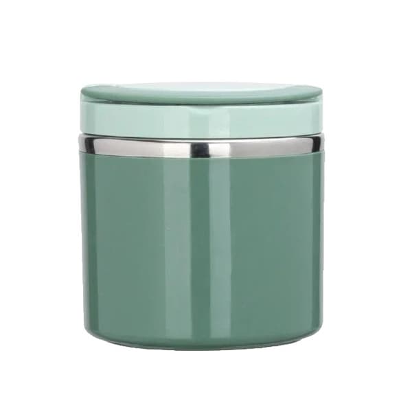 Mat Termos, Isolerad Design, Läcksäker Stängning,Grön-630ml