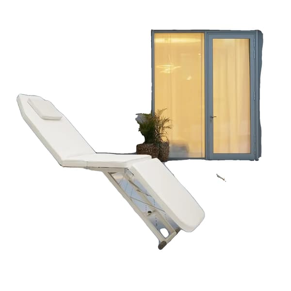 Massagebord, Bærbart Design, Robust Konstruktion,HVID