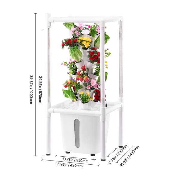 Hydroponiskt växtsystem, 6-nivådesign, effektiv växtvård,30Pods B
