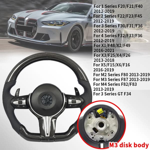 Rattaccessoar, Kolfiber Material, M Sport Design,Koldioxid M3