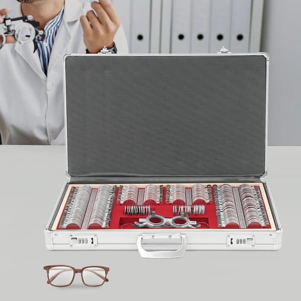 Optometri Prøvebrille Sæt, 266-Delt Kit, Professionelt Øjenundersøgelses Tilbehør,MULTI