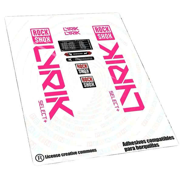 Decals, Tilpasseligt Design, Højkvalitets Vinyl,Pink FLUOR