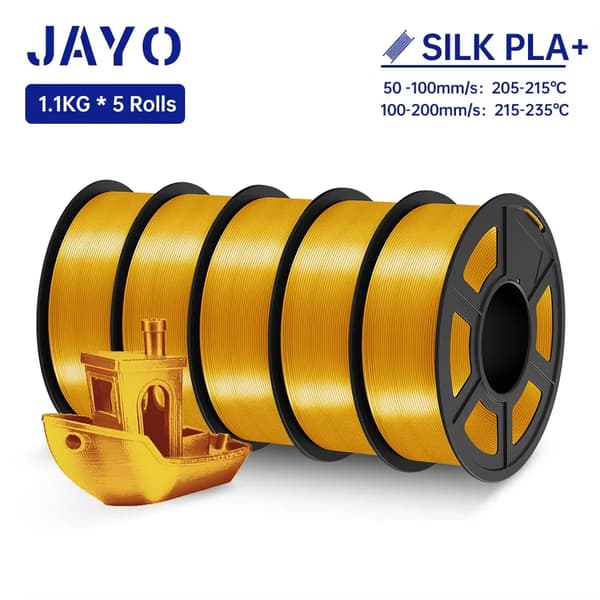 3D-printer filament, høj sejhed, nem printning,SILK Guld