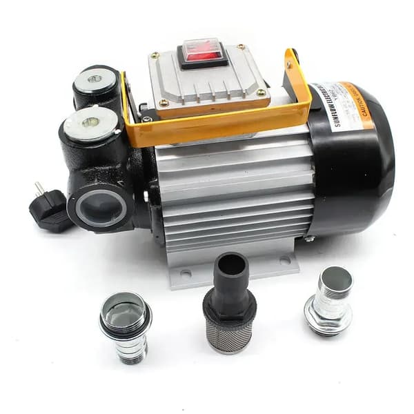 Elektrisk bränslepump, hög flödeshastighet, kraftfull motor,Silver, 220V, EU