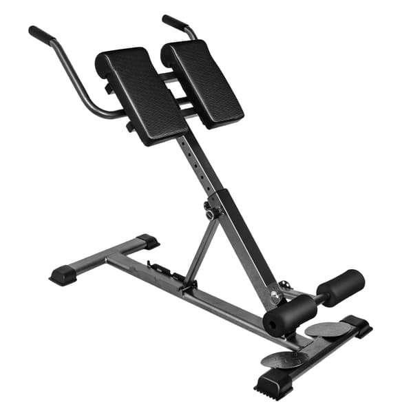 Hyperextensions træner, sammenfoldeligt design, maksimal belastning 150 kg,sort