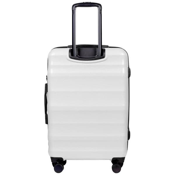 Kuffert, Holdbar Polycarbonat, TSA Lås,HVID