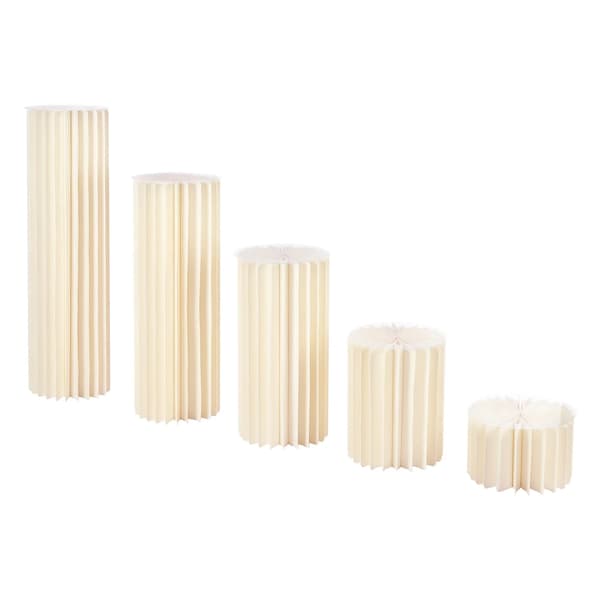 Centerpiece Vaser, Foldbart Design, Moderne Stil,HVID