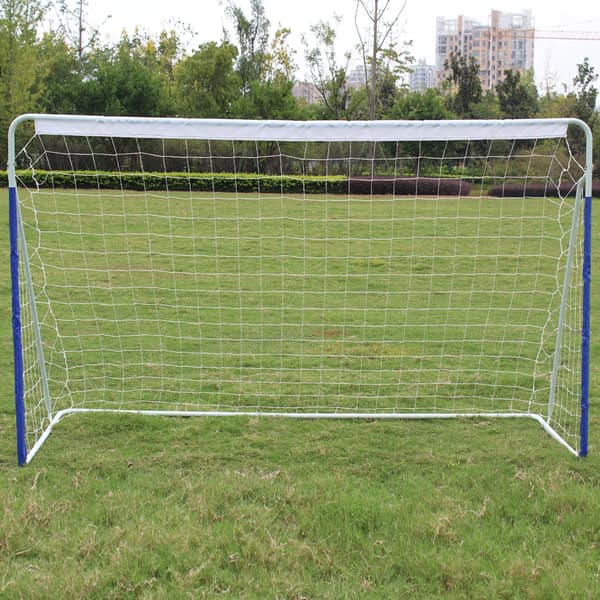 Fodboldmål, Holdbar Metalramme, Nem at Samle,Blå
