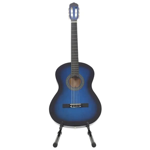 Gitarr, Högkvalitativ Konstruktion, Justerbar Bro,Blå