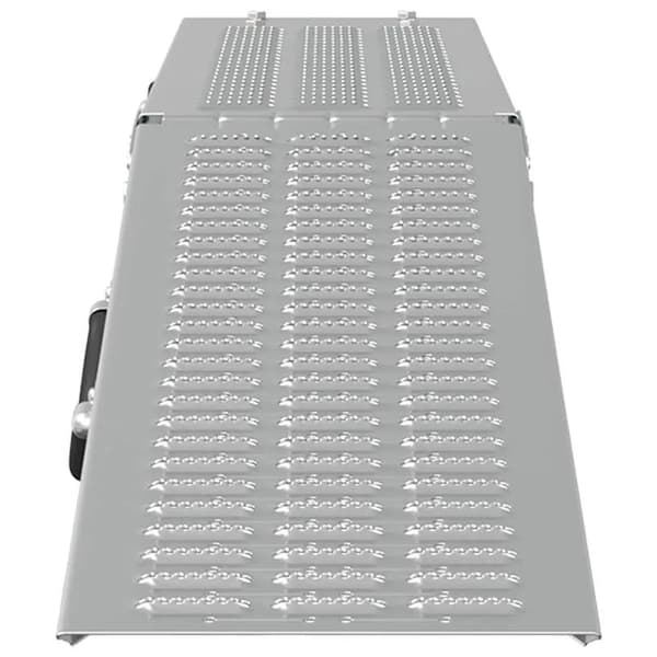 Laste ramper, robust stål, 200 kg kapacitet,Argent