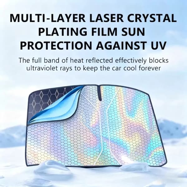 Bilvindruta Solskydd, UV-skydd, Värmeisolering,1PCS