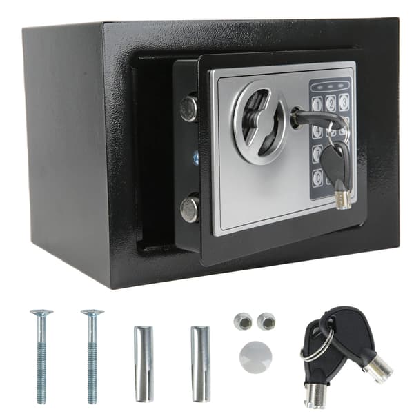 Säkerhetsbox, Dubbel Låsningsmetod, Säker Väggmonterad Design,4.6L