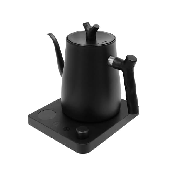 Elkedel, Justerbar Temperatur, Rustfrit Stål Design,sort