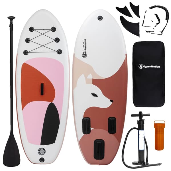 SUP-bräda, hållbart PVC-material, stabilitet för nybörjare,Rosa