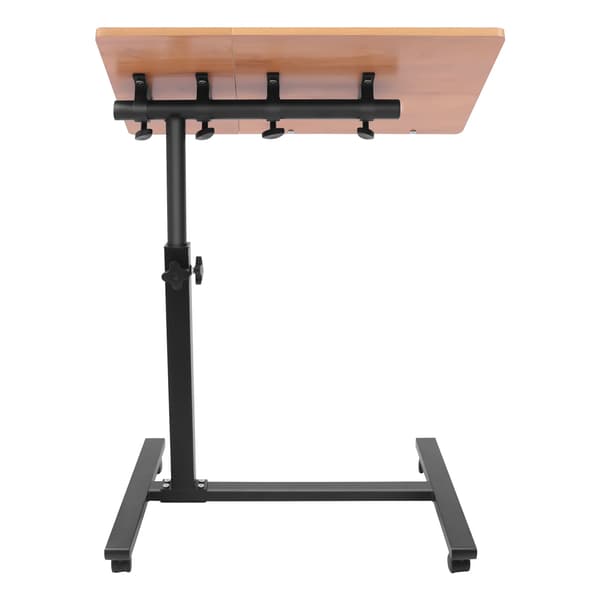 Computerarbejdsstation, Justerbar Højde, Låselige Hjul,sort