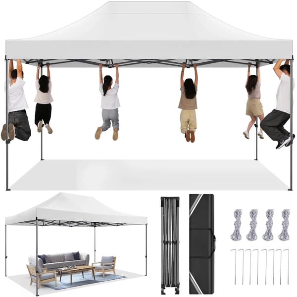 Gazebo, Vandtæt, Kraftig Ramme,sort