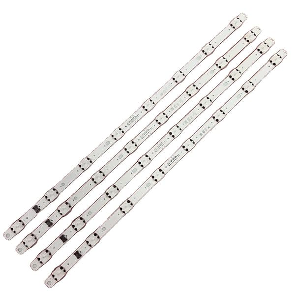 LED-remsor, Aluminium, 582 mm längd, 6V spänning, 8 LED per remsa, anpassningsbar