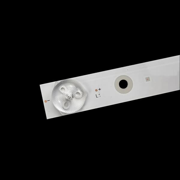 LED-remsa, 627 mm längd, 6 LED-perlor per remsa, 3 V spänning, CE-certifierad, 12 stycken ingår
