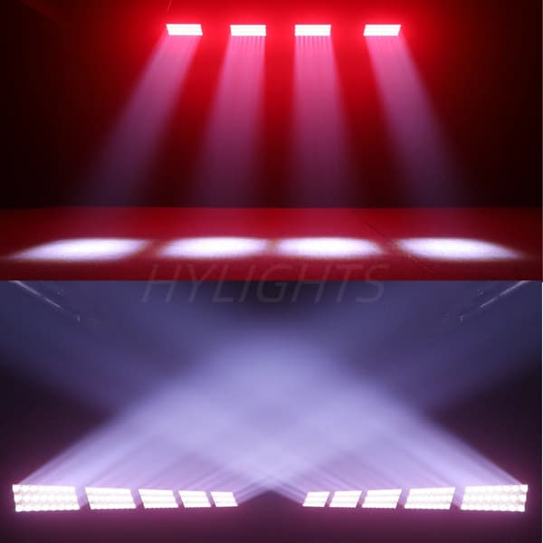 Scenbelysning, DMX-kontroll, Mångsidiga effekter,2PCS, EU-kontakt