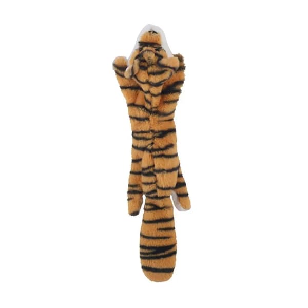 Hundleksak, Squeaky-ljud, Hållbart fleece-material,tiger
