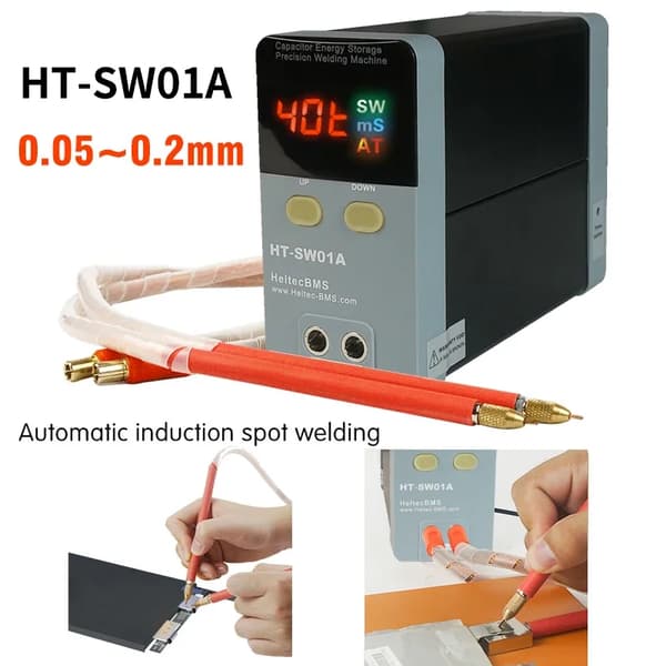 Punktsvetsare, Justerbar Effekt, LCD-display,HT-SW01A