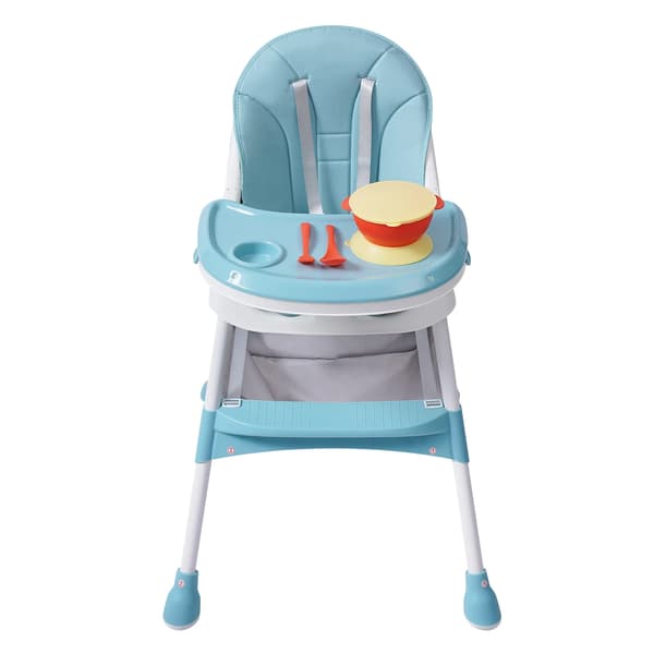 Babystol, Justerbar Höjd, Säkerhetsfunktioner,grön