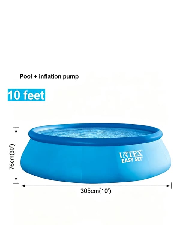 Oppustelig Pool, Holdbart PVC, Hurtig Opsætning,Pool