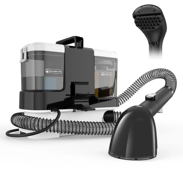 Tæpperenser, Kraftig Sugeevne, Ergonomisk Design,Sort