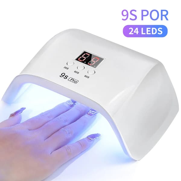 UV Nagellampa, LED-teknik, Infraröd automatisk sensor,VIT