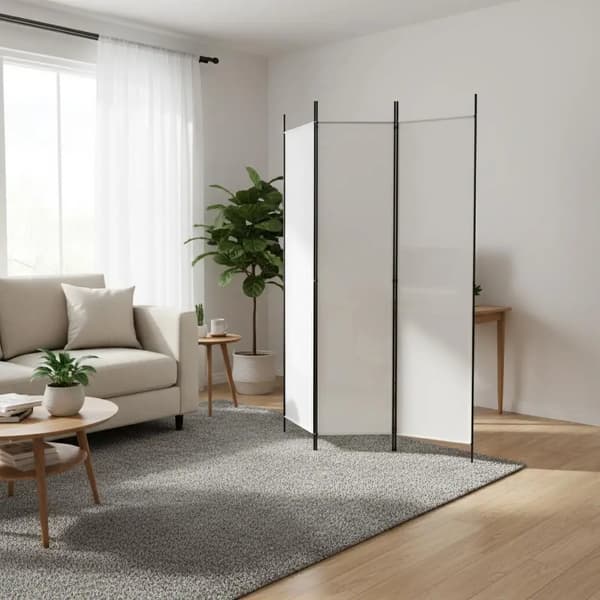 Rummdivider, Stofkonstruktion, Minimalistisk Design,hær grøn