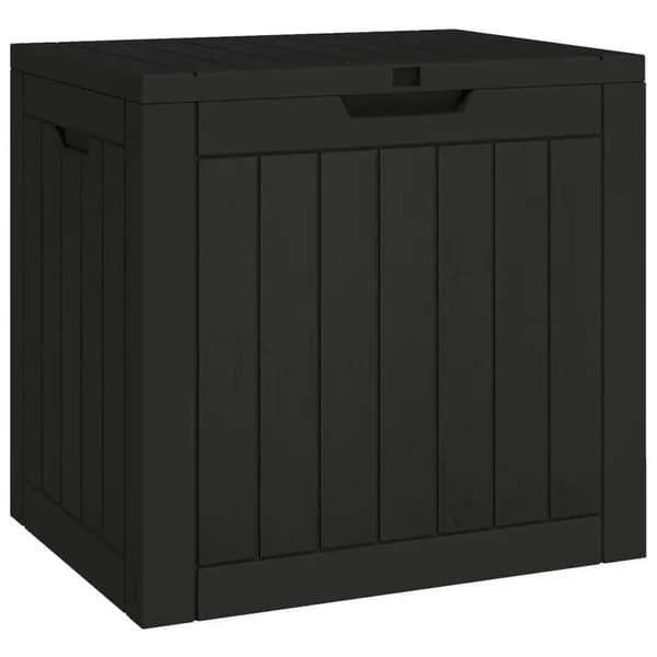 Opbevaringsboks, Holdbar Polypropylen, Udendørs Brug,sort