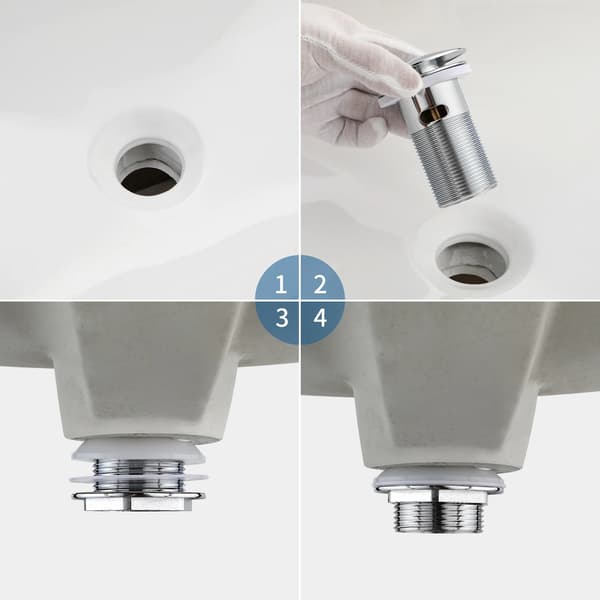 Vask Affald, Solid Messing Konstruktion, Nem Installation,66mm, Poleret krom