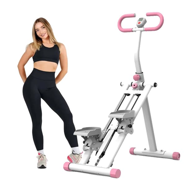 Trappmaskin, Justerbart Motstånd, Kompakt Design,Rosa