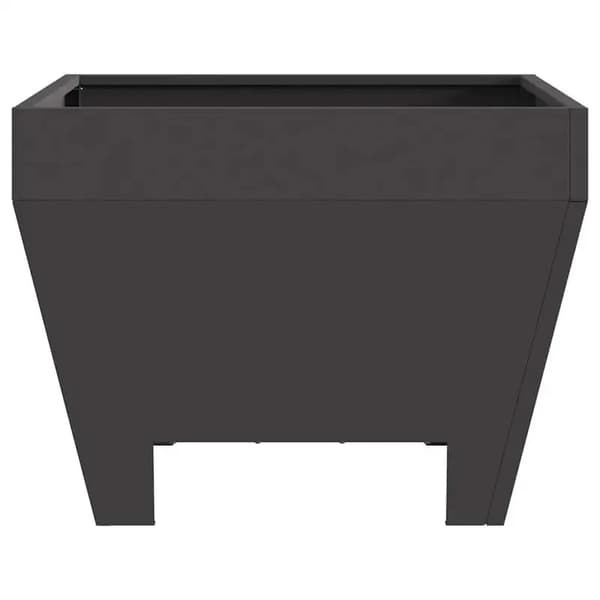 Utomhus Eldbassäng, Robust Stål, Bärbar Design,svart