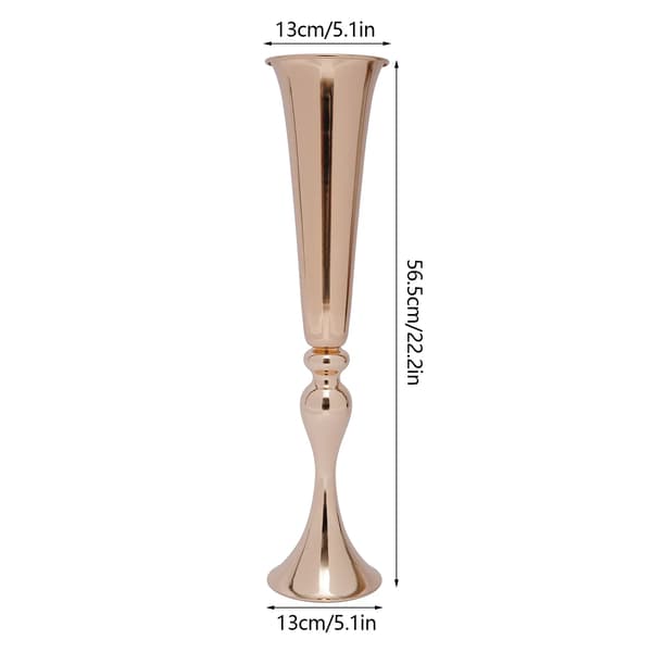 Vase, Elegant Design, Holdbart Materiale,Rosen Guld