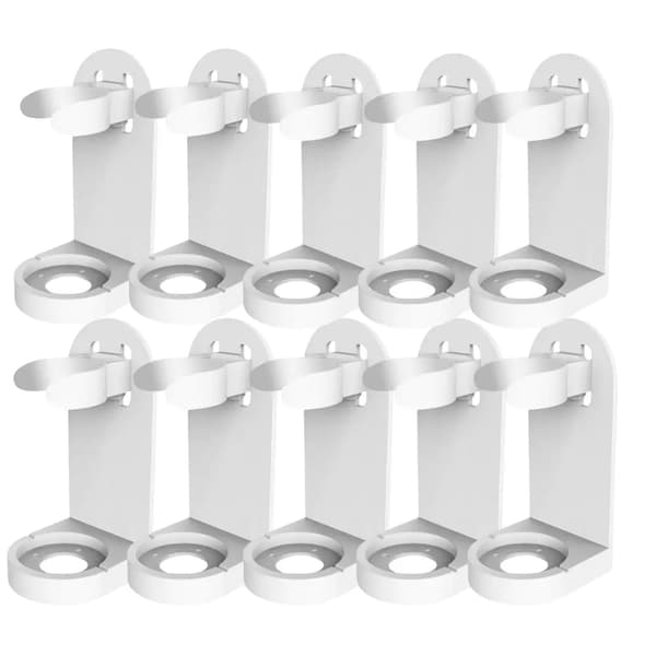Elektrisk Tandbørsteholder, Kompakt Design, Nem Installation,WT 10Pcs