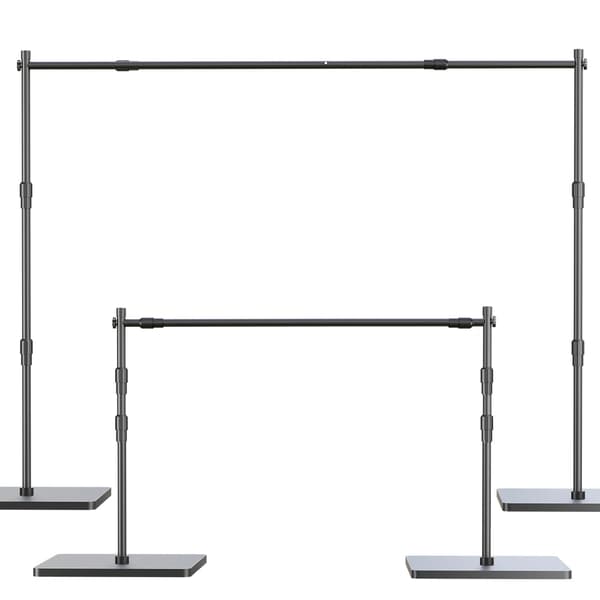 Baggrundsstativ, Heavy Duty, Justerbar Højde,2.4X3M