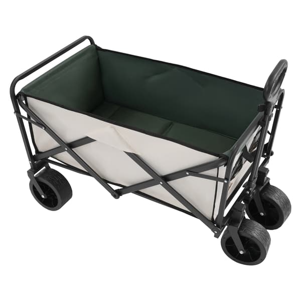Nyttevogn, Heavy Duty, Sammenklappeligt Design,Khaki