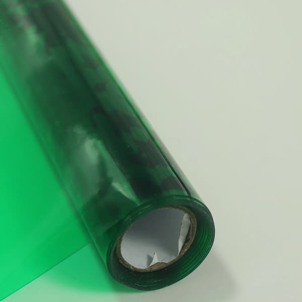 Håndværksmateriale, Vandtæt PVC, Blød Struktur,10 Mørkegrøn