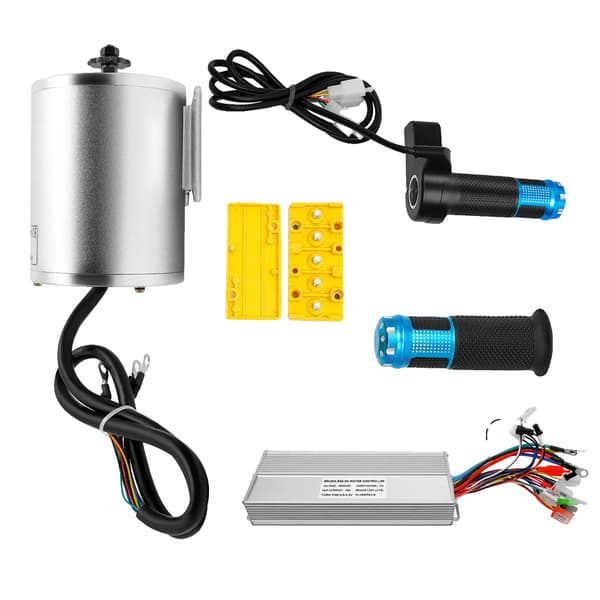 Elektrisk Motor Kit, 2000 W Borstlös Motor, Högpresterande,Silver