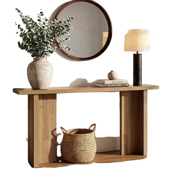 Konsolbord, Minimalistisk Design, Antik Stil,Mörk khaki