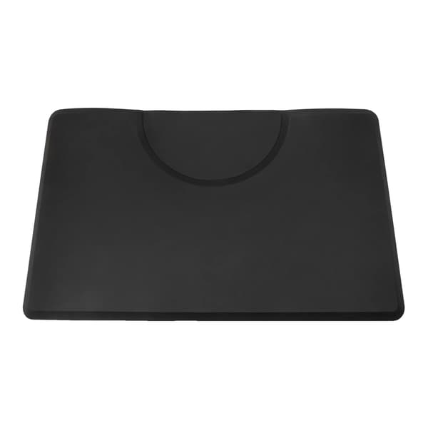 Salon Gulvmåtte, Ergonomisk Design, Skridsikker Overflade,sort