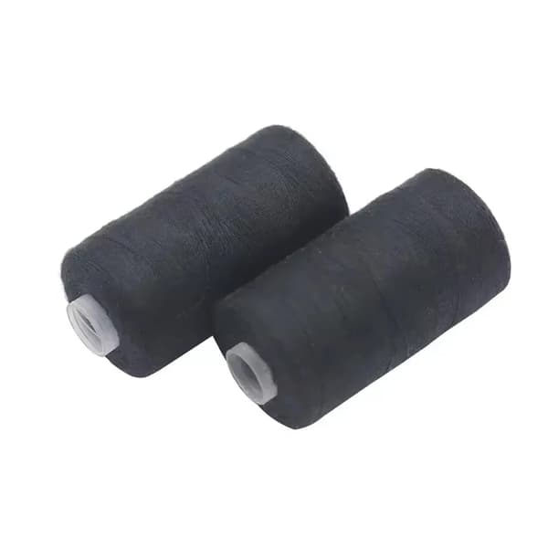 Sytråd, 100% Polyester, 500 Yards,sort 2stk