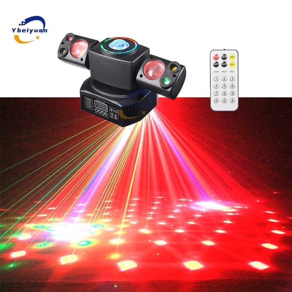 Effektlys, DMX512 kontrol, multi-tilstand drift,220V-240V EU stik