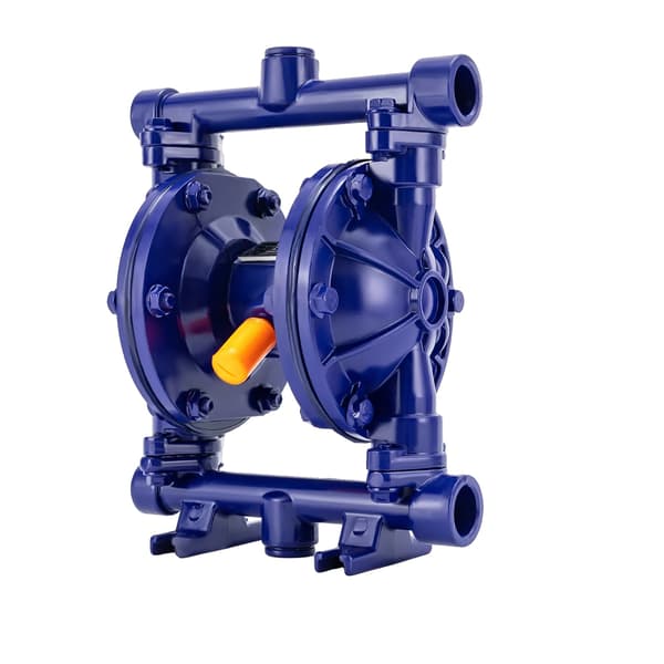 Dubbelmembranpump, luftdriven design, 4,4 GPM flödeshastighet,Blå
