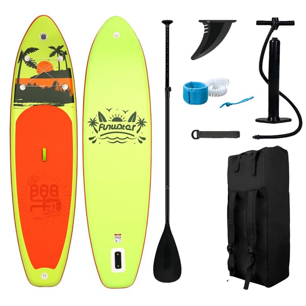 Oppustelig Paddle Board, Bærbar Design, Komplet Tilbehørssæt,SUPFW27B