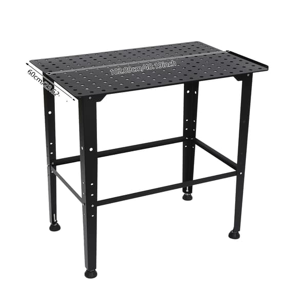 Svejsebord, Heavy Duty, Justerbar Højde,sort