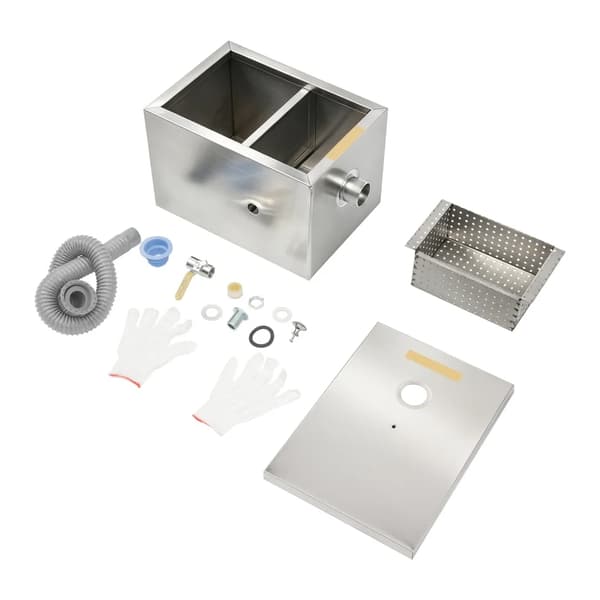 Olie-vand separator, 18-20L kapacitet, automatisk drift,Sølv