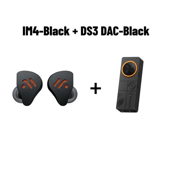 DAC hovedtelefonforstærker, bærbart design, højopløsningsunderstøttelse,DS3 IM4 Sort
